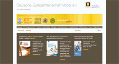 Desktop Screenshot of dgm-moebel.de