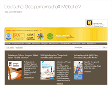 Tablet Screenshot of dgm-moebel.de
